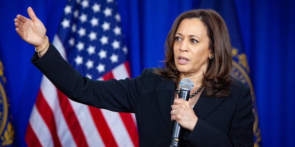 Kamala Harris Presidential Odds Tie With Trump’s on Polymarket