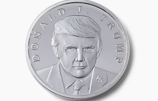 Trump debuts exclusive silver coin—designed by Trump, minted in America