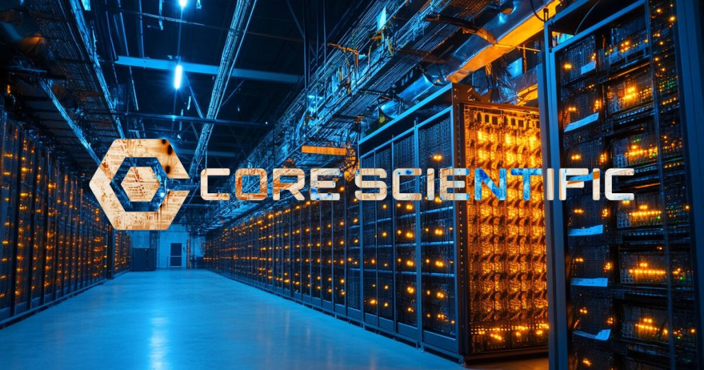 Core Scientific's AI deal fuels $8.7 billion revenue forecast, shares rise