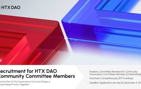 HTX DAO Launches Recruitment for New Governance Committee Members to Foster Sustainable Development