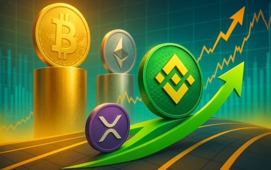 BNB ousts XRP after surge fueled by utility and memecoin trading