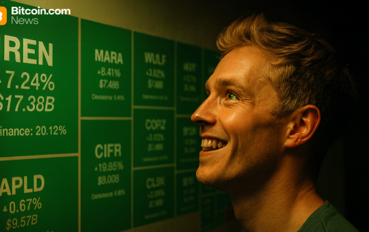 Bitcoin Miner Stocks Soared Monday as Nasdaq and Dow Rallied Higher